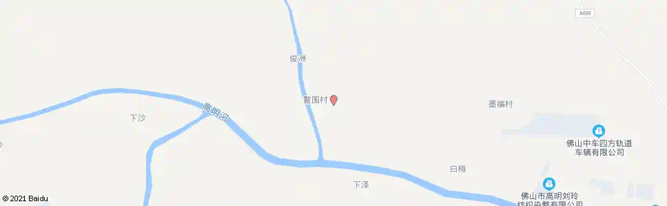 佛山鳌围村_公交站地图_佛山公交_妙搜公交查询2025