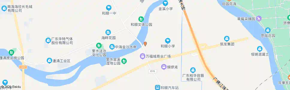 佛山中村_公交站地图_佛山公交_妙搜公交查询2025
