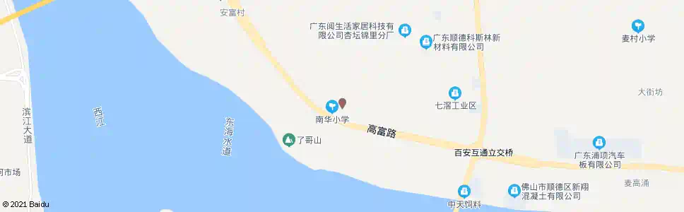 佛山南华市场_公交站地图_佛山公交_妙搜公交查询2025