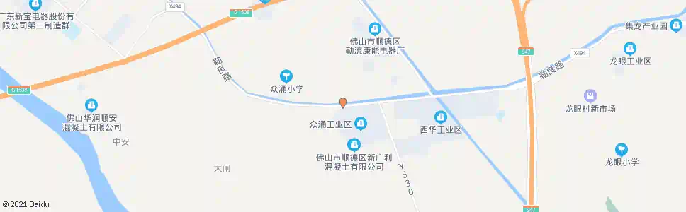 佛山塘利路口_公交站地图_佛山公交_妙搜公交查询2025