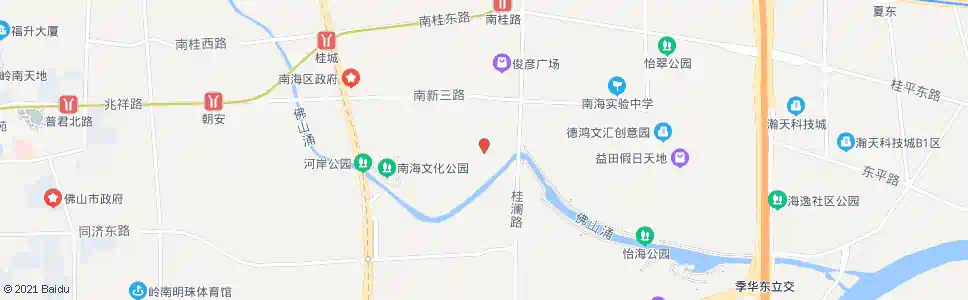 佛山民园_公交站地图_佛山公交_妙搜公交查询2025
