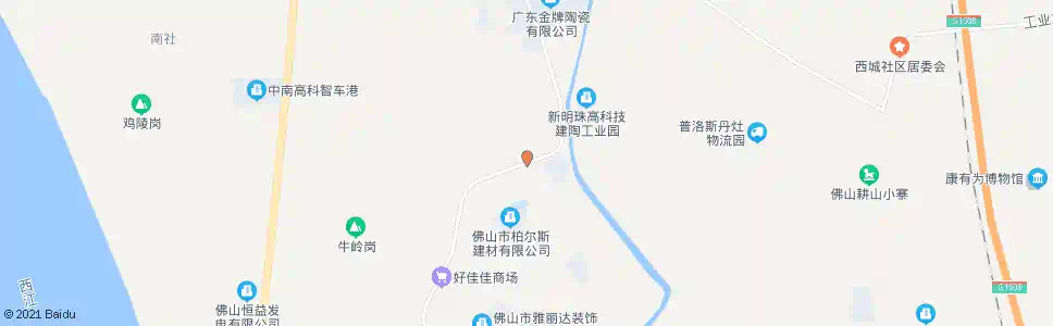 佛山周村_公交站地图_佛山公交_妙搜公交查询2025