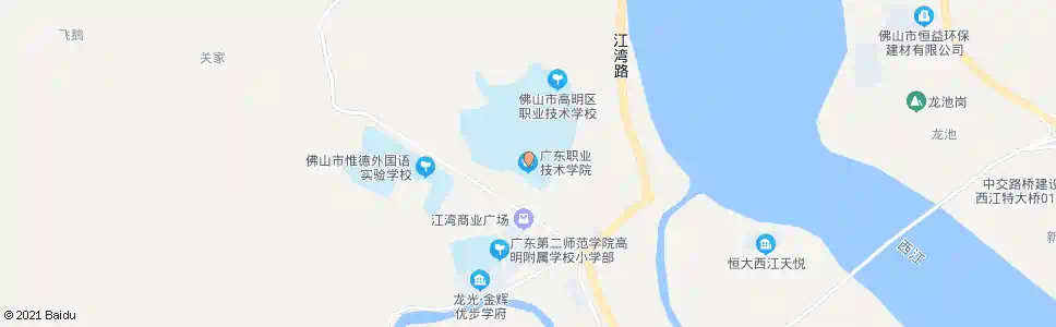 佛山广职院_公交站地图_佛山公交_妙搜公交查询2025