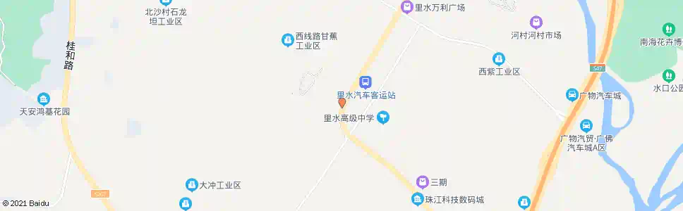 佛山甘蕉_公交站地图_佛山公交_妙搜公交查询2025
