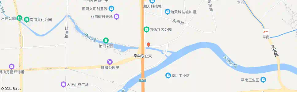 佛山海逸社区公园_公交站地图_佛山公交_妙搜公交查询2025