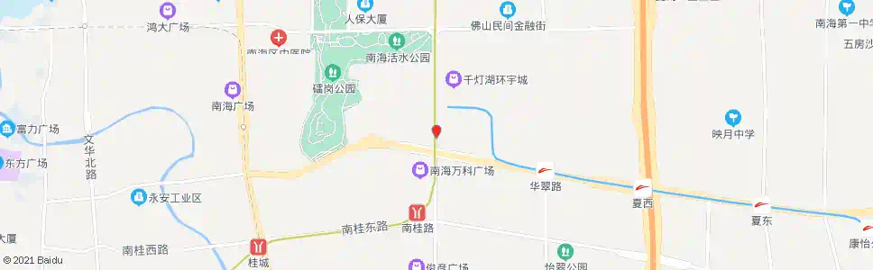 佛山桂澜路南海家天下_公交站地图_佛山公交_妙搜公交查询2025