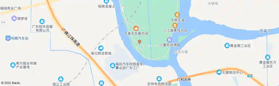 佛山南洲_公交站地图_佛山公交_妙搜公交查询2025