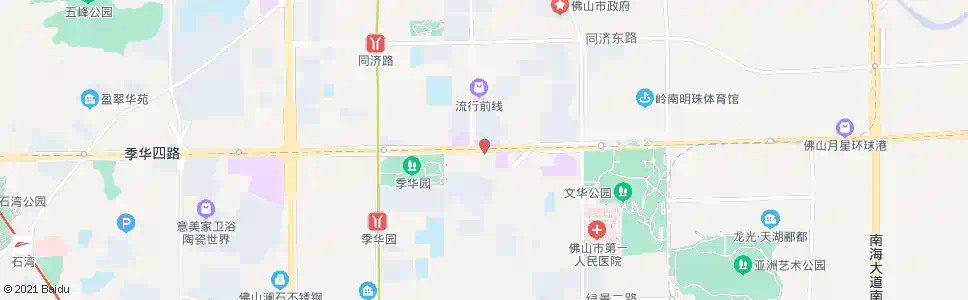 佛山东建世纪广场B站_公交站地图_佛山公交_妙搜公交查询2025