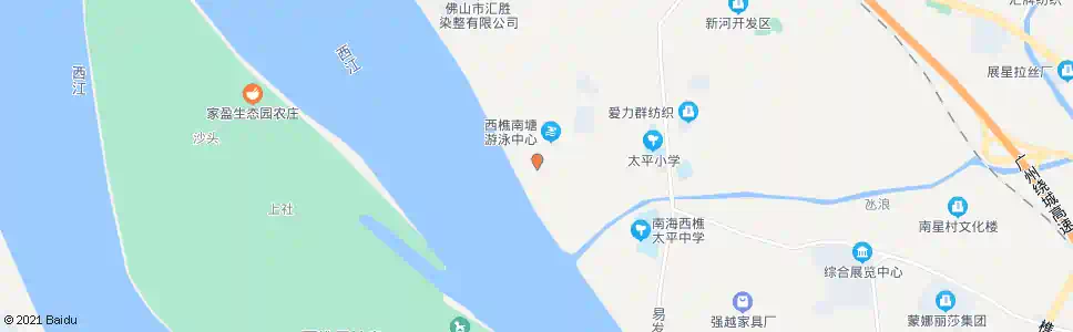 佛山太平旧车站(农业银行)_公交站地图_佛山公交_妙搜公交查询2025