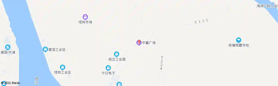 佛山荷塘中嘉广场_公交站地图_佛山公交_妙搜公交查询2025