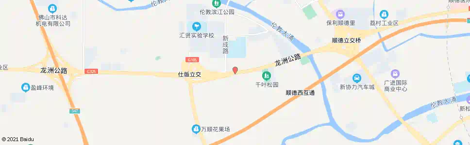 佛山龙洲路新城路口_公交站地图_佛山公交_妙搜公交查询2025