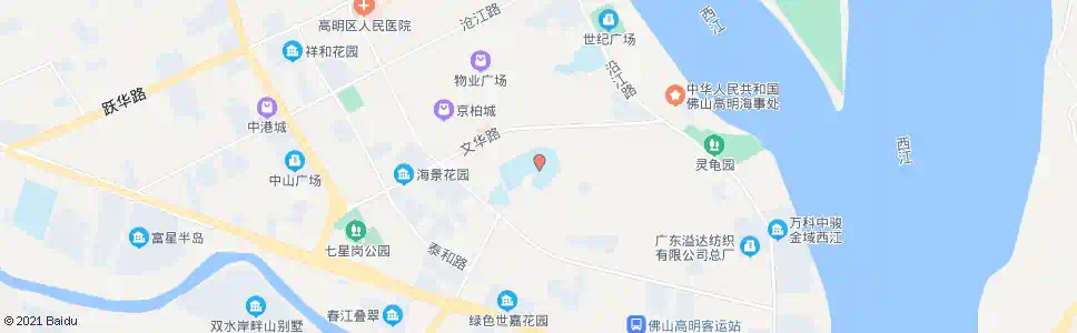 佛山高明区一中_公交站地图_佛山公交_妙搜公交查询2025