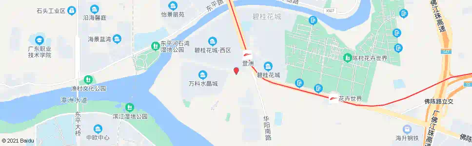 佛山登洲大道_公交站地图_佛山公交_妙搜公交查询2025