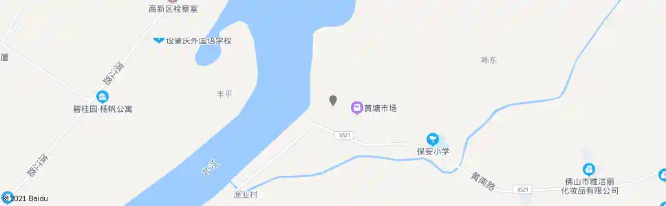 佛山北江黄塘管理所_公交站地图_佛山公交_妙搜公交查询2025