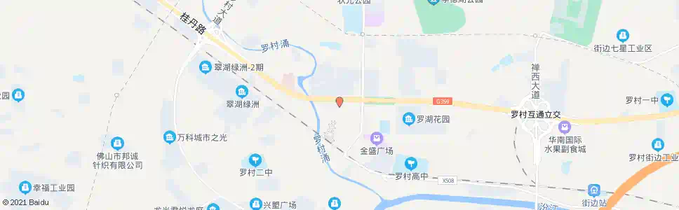 佛山罗村城区_公交站地图_佛山公交_妙搜公交查询2025