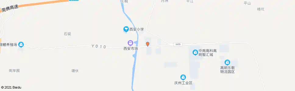 佛山西安溢达_公交站地图_佛山公交_妙搜公交查询2025