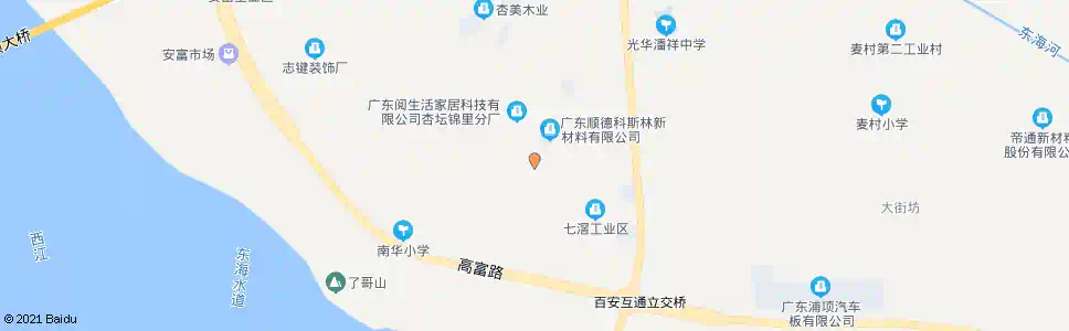 佛山南华牌坊_公交站地图_佛山公交_妙搜公交查询2025