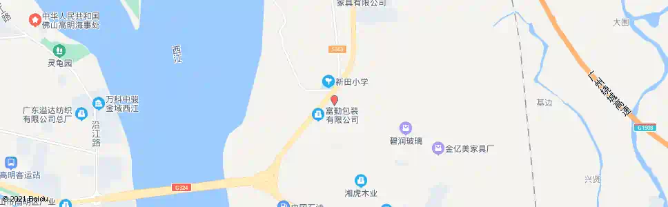 佛山田心沙村_公交站地图_佛山公交_妙搜公交查询2025