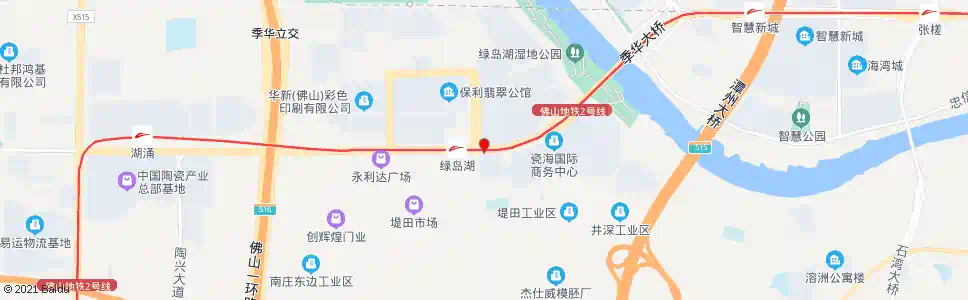 佛山季华西路_公交站地图_佛山公交_妙搜公交查询2025