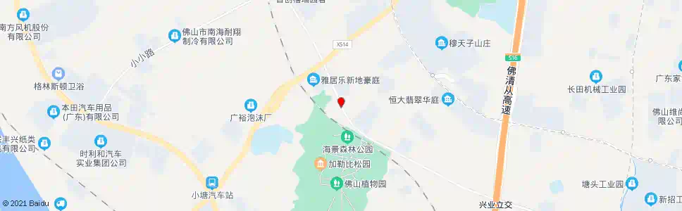 佛山南海燃气狮山分公司_公交站地图_佛山公交_妙搜公交查询2025
