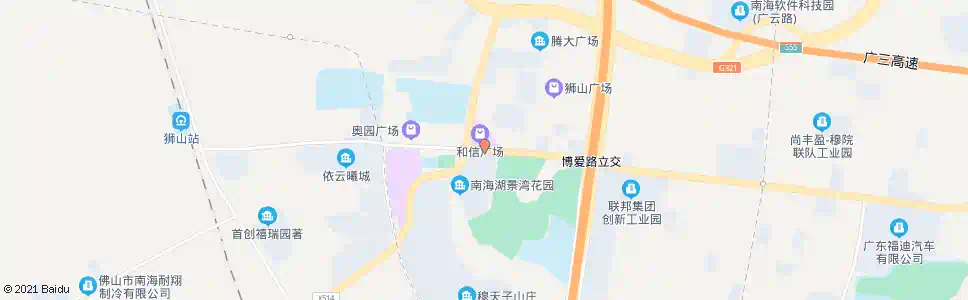 佛山湖景湾_公交站地图_佛山公交_妙搜公交查询2025