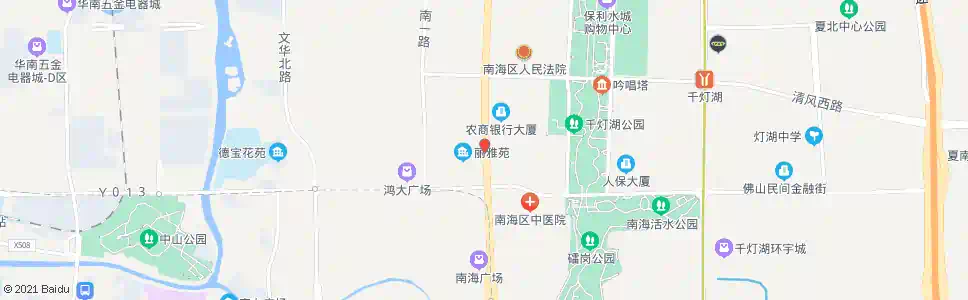 佛山南海大道海四路口(南海人才市场)_公交站地图_佛山公交_妙搜公交查询2025