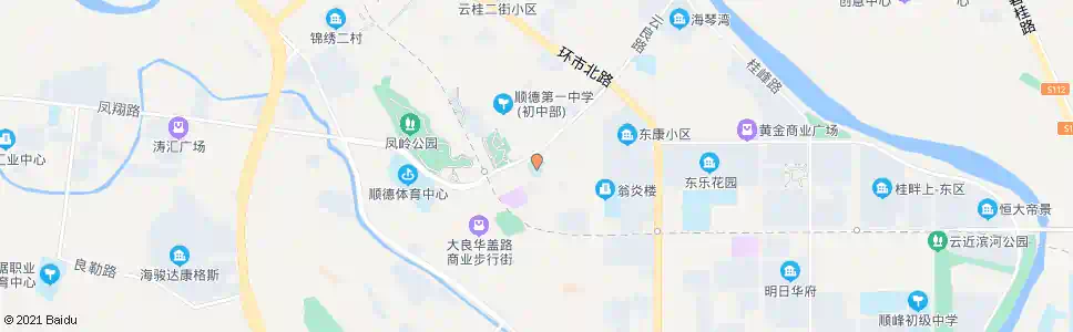 佛山环城小学_公交站地图_佛山公交_妙搜公交查询2025