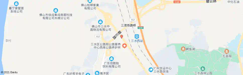 佛山白沙路口_公交站地图_佛山公交_妙搜公交查询2025