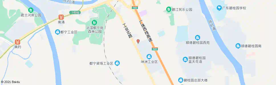 佛山坤洲工业区_公交站地图_佛山公交_妙搜公交查询2025
