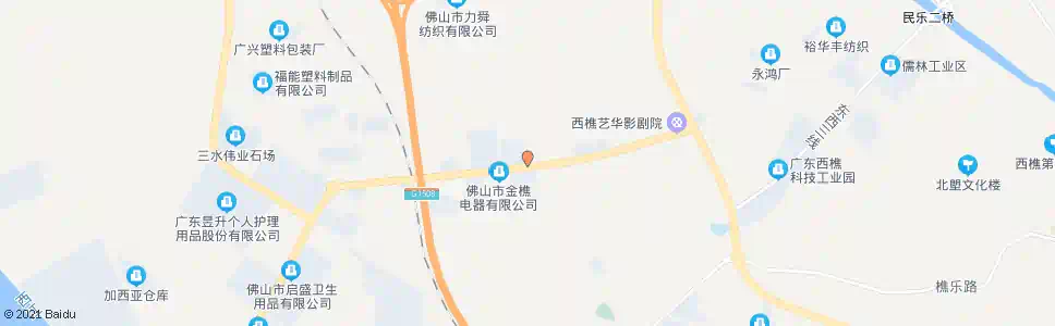 佛山百业大道东(雄科厂)_公交站地图_佛山公交_妙搜公交查询2025