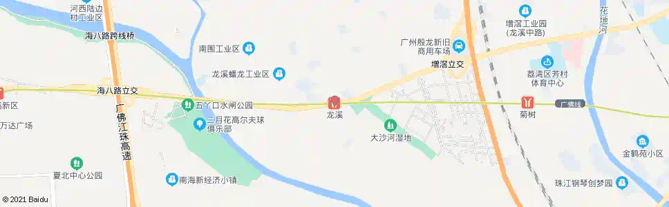 佛山龙溪站_公交站地图_佛山公交_妙搜公交查询2025