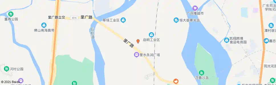 佛山草场居委会_公交站地图_佛山公交_妙搜公交查询2025