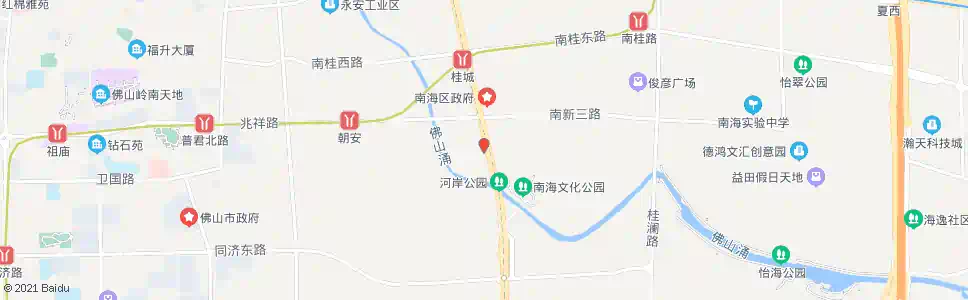 佛山美豪邨_公交站地图_佛山公交_妙搜公交查询2025