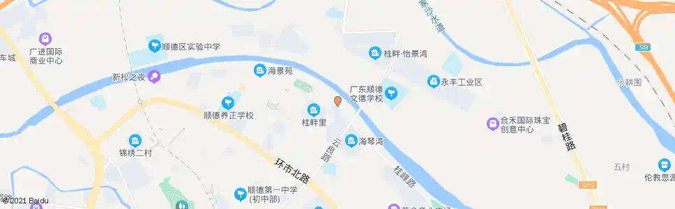 佛山蓝色海岸花园_公交站地图_佛山公交_妙搜公交查询2025