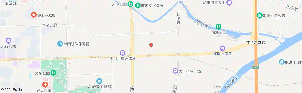 佛山星星广场_公交站地图_佛山公交_妙搜公交查询2025
