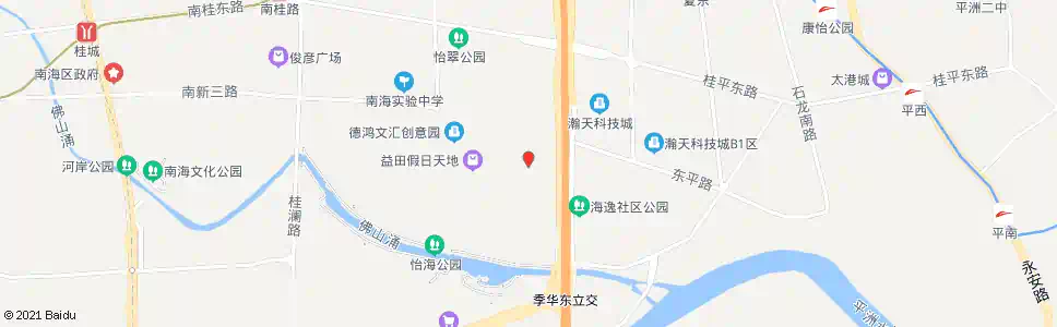 佛山员工村_公交站地图_佛山公交_妙搜公交查询2025