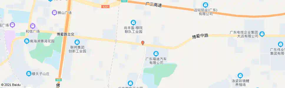 佛山博爱科韵路口_公交站地图_佛山公交_妙搜公交查询2025