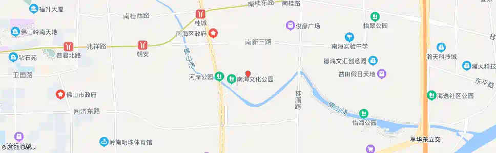 佛山南师附小_公交站地图_佛山公交_妙搜公交查询2025