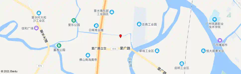 佛山五一村_公交站地图_佛山公交_妙搜公交查询2025