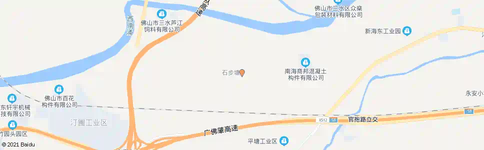 佛山石澎大道口_公交站地图_佛山公交_妙搜公交查询2025