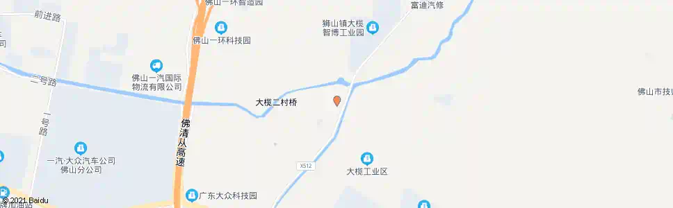 佛山大榄村_公交站地图_佛山公交_妙搜公交查询2025