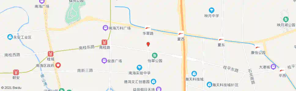 佛山怡翠花园东_公交站地图_佛山公交_妙搜公交查询2025