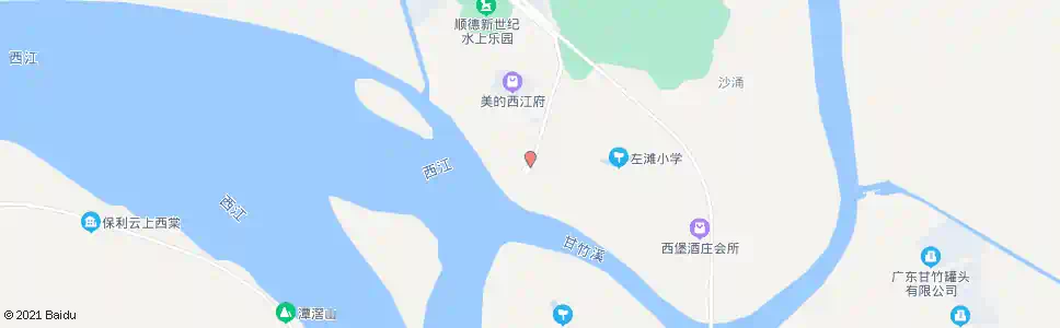 佛山左滩村委_公交站地图_佛山公交_妙搜公交查询2025