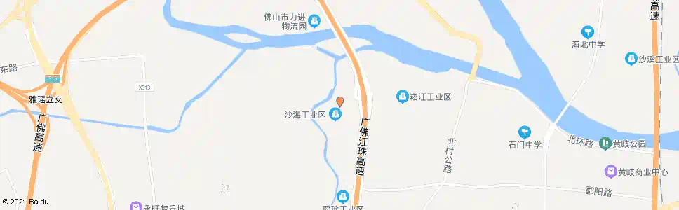 佛山沙海村_公交站地图_佛山公交_妙搜公交查询2025
