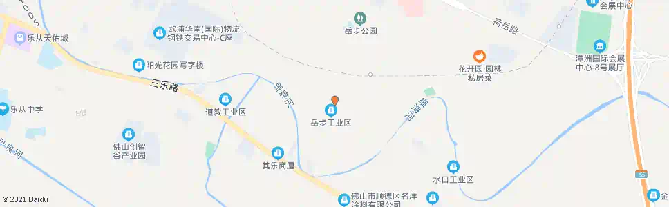 佛山劳岳大道_公交站地图_佛山公交_妙搜公交查询2025