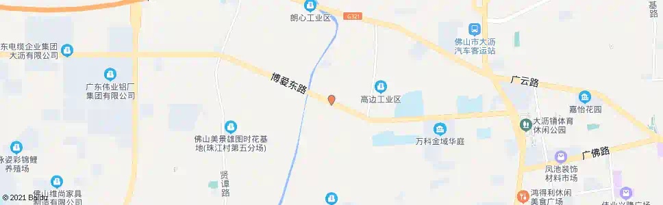 佛山高边工业园_公交站地图_佛山公交_妙搜公交查询2025