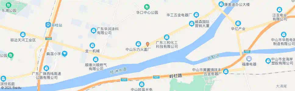 佛山大岑宏业路口_公交站地图_佛山公交_妙搜公交查询2025