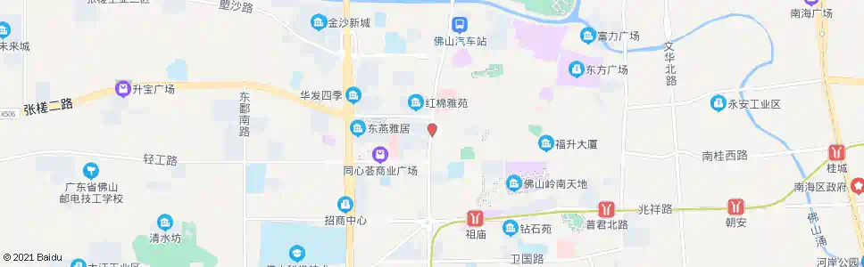 佛山佛山中医院b站_公交站地图_佛山公交_妙搜公交查询2025