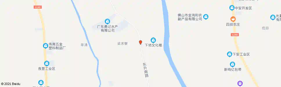 佛山上安下坊村_公交站地图_佛山公交_妙搜公交查询2025
