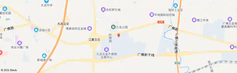 佛山中大小商品城_公交站地图_佛山公交_妙搜公交查询2025